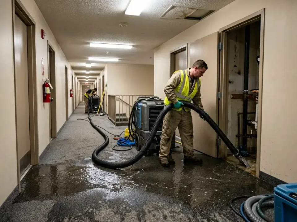 multi-unit-apartment-hallway-f-005 — frequently asked questions, Emergency Burst Pipe Water Extraction & Removal in Rulevill…